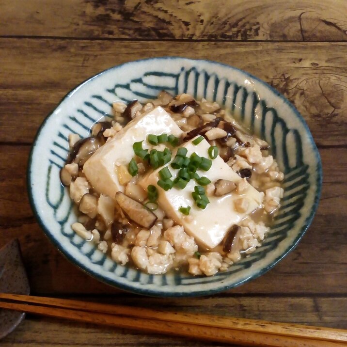 ♪ほっとする味♡豆腐の鶏そぼろ餡かけ♪